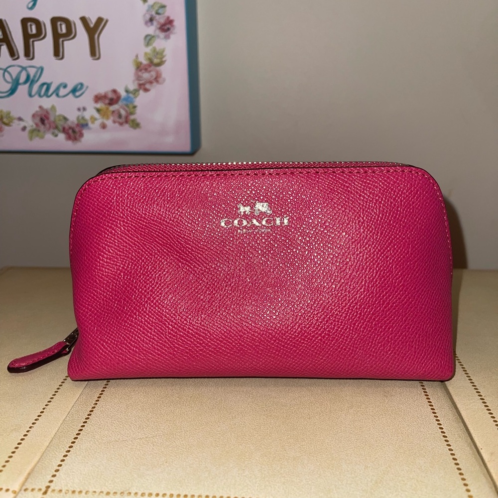 Coach Cosmetic Case 17 in Rouge